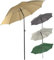 VCM Sonnenschirm Strandschirm Schirm Balkonschirm Gartenschirm rund UV-Schutz 180, Anthrazit