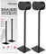 ERA300 Floor Stand, Premium Metal Design, Twin Pack (2pcs), Black, Compatible with Sonos ERA 300 Speaker, Accessories Included, Cable Management, Designed in the UK, Double, Pair