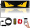 Led Eyes for Trucks, Devil Eyes Light for Cars, 595*120 mm Large Flexible LED Programmable Display DIY Car Dynamic Devil LED Eyes, Colorful Eye Lamp Screen with APP Control for Car Trucks Store Window