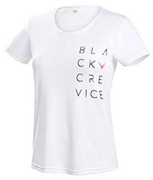 Black Crevice T-Shirt Donna Funzionale I T-Shirt da Donna in Diversi Colori e Taglie I T-Shirt Sportiva da Donna Stampa Fantasia I Maglietta Traspirante Donna I T-Shirt in 100% Poliestere