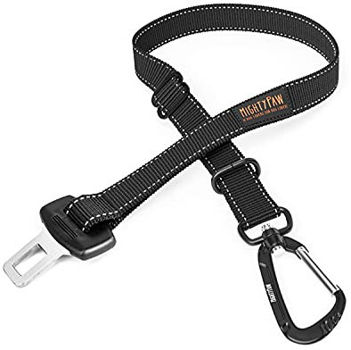 Mighty Paw Hundegurt fürs Auto - Adjustable Hund Auto für kleine/große Hunde - Hundegurt fürs Auto - Anschnallgurt Hund Auto - Hunde Sicherheitsgurt Auto - Hundegeschirr Auto - Autogurt Hunde - Welpe