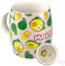 6vibes Molang große Tasse süß 400 ml aus Porzellan - Avocado Tasse Kaffee & Tee - Motiv-Tasse mit Piupiu - Bechertasse groß als Geschenk by
