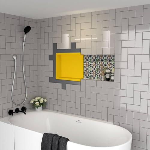 Uni-Green Extra Large Shower Niche 16X40(Inside 38 x 14) in Waterproof - Ready Tile Shower Niche Shelf and Easy Installation for Bathroom Niche Storage - Long Niche Wall Insert