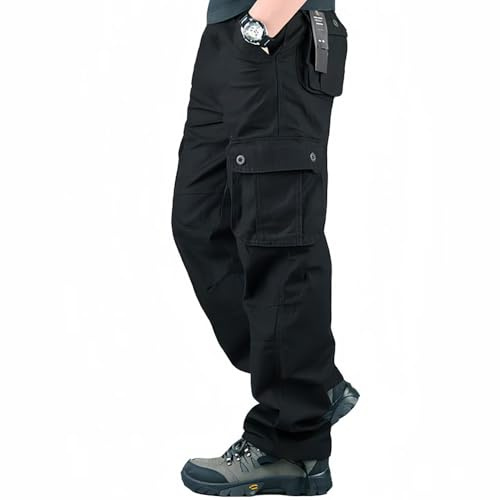 Digralne Pantalón Cargo Hombre Algodón Pantalones De Trabajo Hombre Pantalones Militares Pantalones con Muchos Bolsillos Pantalones Ranger