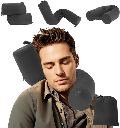 EPROICKS Cuscino da Viaggio Flexibel,Cuscino Cervicale da Viaggio, Cuscino Aereo Viaggio Memory Foam, Cuscino Collo per Aereo, Auto, Casa, Ufficio
