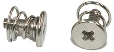 Fläktskruvar M2 .5 Datorskruvar Med Fjädrar Silver 20-pack(M2 x 9)