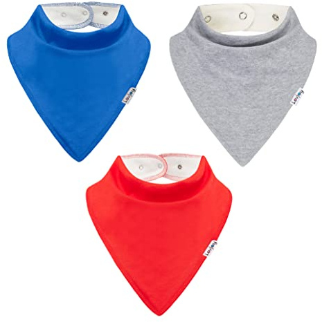 Lovjoy Baberos Pañoleta Grandes/para niños de 4 años en adelante, para adolescentes y adultos jóvenes/Superabsorbentes/Ajustable/Usos Multiples (diseño 02)