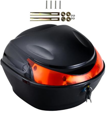 Dickly Elektrischer Fahrradkoffer, Motorradkoffer, Langlebig, Großes Fassungsvermögen, Motorrad für Kamera Wartungsausrüstung, Organisiert, B