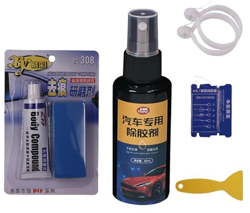 Bilemblemborttagare - Ta enkelt bort bilens logotyp för borttagning av emblem | dekorativa logotyper auto bildekal remover spray kit bilfilm skrapa