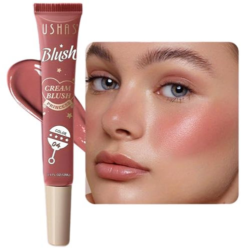 Blush crème pour les joues | Crème mate longue tenue pour peaux matures - Fards à joues mats hydratants longue tenue, maquillage des lèvres naturelles pour les joues