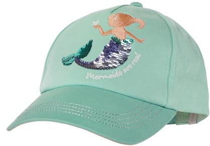 maximo Kids Girl-Cap Meerjungfrau Metallverschluß