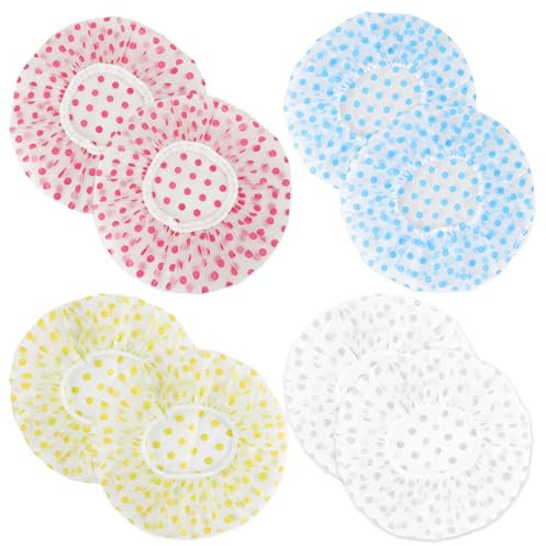 ZWWOGE 8 Pièces Couvertures pour Panier de Fermentation, Housses Banneton pour Pain, Couvercle Alimentaire Reutilisable, Accessoires Cuisson Pain