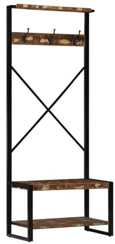 Frdhee Armadio angolare da bagno, in legno massiccio, multicolore, 80 x 40 x 190 cm, per cornici e decorazioni, soggiorno, camera dei bambini, camera da letto, cucina, bagno