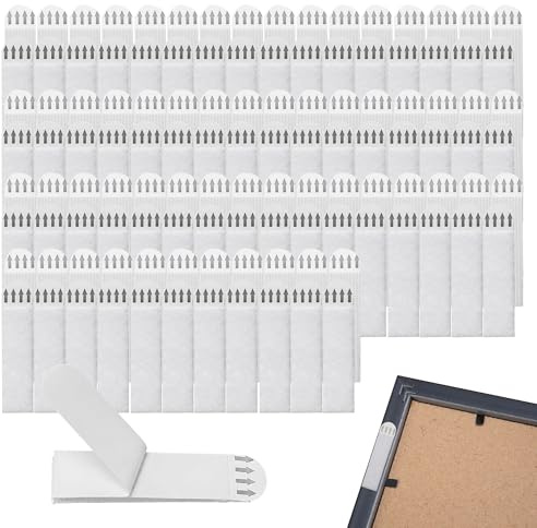 MEKEET 60PCS Picture Hanging Strip, 92×19mm