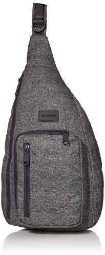 Vera Bradley Recycled Lighten Up Reactive Sling Backpack, Mochilas Mujer, Gris, Talla única