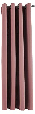 Gardinenbox Vorhang Blickdicht »Newyork« Altrosa HxB 160x140 cm 1er-Pack Thermo-Gardine Verdunkelungsvorhang Blackout Ösen schalldämmend ÖKOTEX UV-Schutz Raffhalter, 201920600