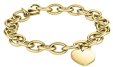 LIEBESKIND Armband mit Anhänger aus Edelstahl Gold