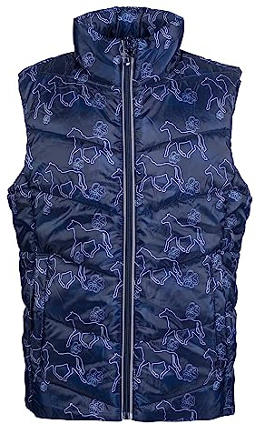 HKM Bria Reitwesten 6900 Dunkelblau 146