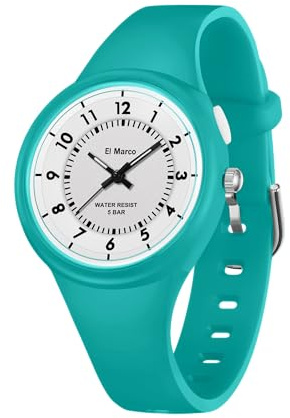 Forrader Kids Watches for Boys Girls 50M Waterproof Boy's Analog Watches Learning Time Children Watch Easy to Read for Ages 3-12 Kids, Great Gifts for Children (Blue)