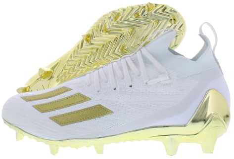 adidas Adizero Primeknit Mens Shoes Size 8.5, Color: Cloud White/Gold Metallic/Cloud White