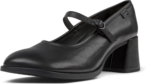 Camper Kora K201799, Mary Jane Mujer, Negro 001, 39 EU