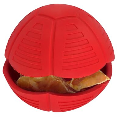 ETUCYNG Balle à friandises pour chien - Avec distributeur automatique de nourriture - Accessoire pour animaux de compagnie - Gamelle lente pour toutes les races de chiens - Contre l'ennui