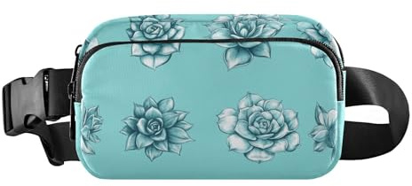 Unik påsklilja vit midja pack crossbody pass väska slunga kvinnor män bröstväskor magväska, Färg13, 1 Size