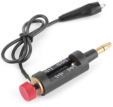 Caiqinlen Zünddetektor, Hochleistungs-Zündkerzentester, langlebiger, benutzerfreundlicher High-End-Zündkerze, einstellbar zur Überprüfung des Zündkerzens für den Gangreservetest