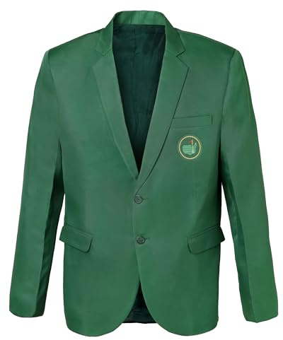 Mens Green Golf Blazer Jacket