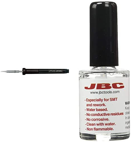 JBC - 2192040 Soldador 14St 11W Punta Ld & 0046565 Flux Fl-15 Reparador De Circuitos