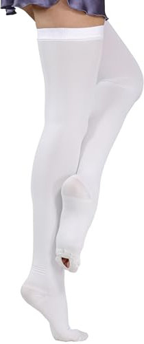 Easy8 M Norm, Calze Antitrombo, Autoreggenti a Compressione Graduata 18-20 mmHg, con Foro d'Ispezione, Antiembolo, Antitrombosi, Elastiche, Post Operatorie, Uomo, Donna, Unisex