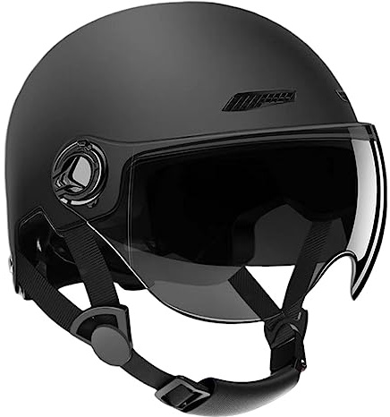 BommFu Casque Trottinette Electrique, Casques Demi-Scooter Hautement Protecteurs Amortisseurs, Équipement De Protection pour Patinage, Escalade, Adultes Et Jeunes (54-62 Cm)