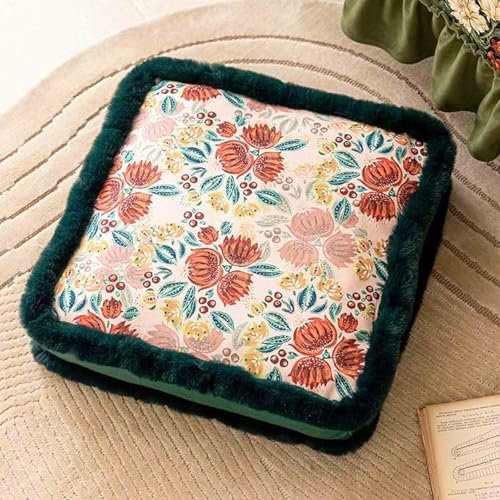 YSZBD Cuscino da Terrazzo、Cuscini da Terra Salotto、Cuscini Rotondi Sedie Cucina、Cuscini da Pavimento Grandi、Cuscino Meditazione Yoga(#1,45x45cm)