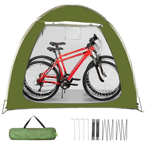 Cobertizo para Bicicletas | Cobertizo Impermeable para Motocicletas,Tienda Portátil Impermeable para Bicicletas para Camping Jardín Patio Y Exteriores