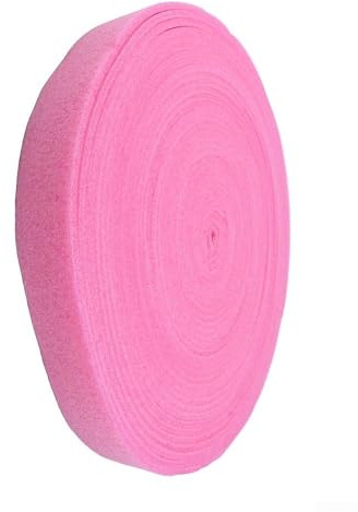 Honseadek 20M Underfloor Heating Edge Strip Perimeter Insulation Tape 50x5mm Pink EPE Material Floor Screed Expansion Contraction Absorption Heat Loss Prevention
