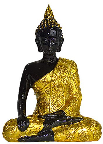 Feng Shui Thailand Buddha staty Zen present i sydostasiatisk stil prydnad buddha figur figurer konst och hantverk ~