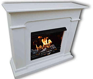 Ethanolkamin Gelkamin Bio-Ethanol Brenngel Gel Kamin Malaga Weiss