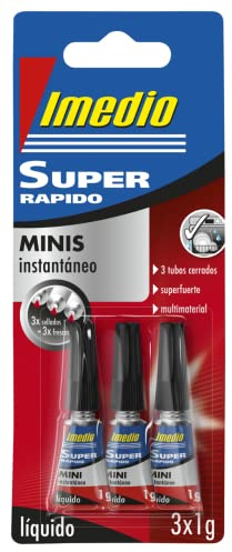 Imedio - Adhésif instantané super rapide - Minis 3x1g
