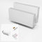 DESIGNO Planheizkörper Kompakt & Ventilheizkörper Typ 33 -BH-600 x BL-1600 | inkl. Buderus Thermostatkopf Logafix BD1 W0 - Ventil - Montagezubehör | Wärmeleistung 4.500 Watt