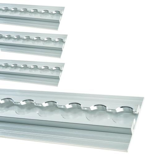 1 X airlin Schiene versenkbar, Alu airlin Schiene, 20 mm diametro del foro, 1,5 m,