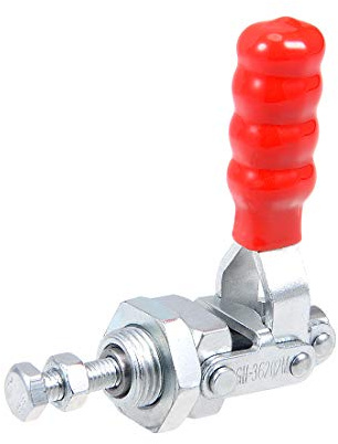 uxcell Toggle Clamp 100kg 220lbs Holding Capacity 20mm Stroke Push Pull Action Hand Tool GH-36202M