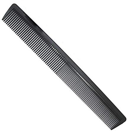 AFT90 Carbon Fiber Cutting Comb, Professional 8.15” Styling Comb, Hairdressing Comb For All Hair Types, Fine and Wide Tooth Hair Barber Comb