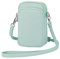 Wind Took Handy Schultertasche Kleine Damen Umhängetasche Handytasche Brieftasche Kartentasche Crossbody Bag Mini Sack, A - Puristisches Blau(für 5.8 IN handy), L/W/H:11x5x17 CM