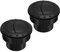 FAVOMOTO 60mm Autoinnenraumheizung A/Lüftungsöffnung Abdeckung Outlet, Armaturenbrett Klimaanlage Deflektor Seitendach Air Black Vent Outlet Round Louvered Dash für Wohnmobil Anhänger Lüftungsöffnung
