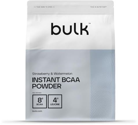 Bulk Instant Branched Chain Amino Acids (BCAA) Powder, Strawberry & Watermelon, 500 g