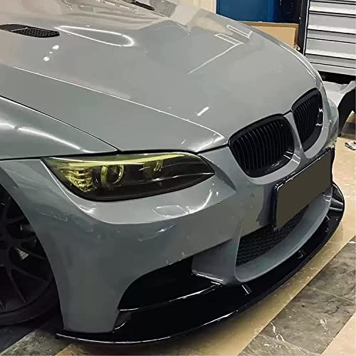 Auto Frontspoiler Frontlippe Spoiler für BMW E90 E92 M3 2007 2008 2009 2010 2011 2012 2013 V Style | FrontstoßStange Splitter FrontstoßStangenlippe Autoantikollisionsschutz