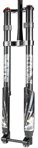 20 24 26 Zoll Universell Fahrrad Fett Luft Gabels Federgabel 1-1/8 Konischer Schnee Fahrradgabel 160mm Federweg Steckachse 15 * 110 Rückpralleinstellung