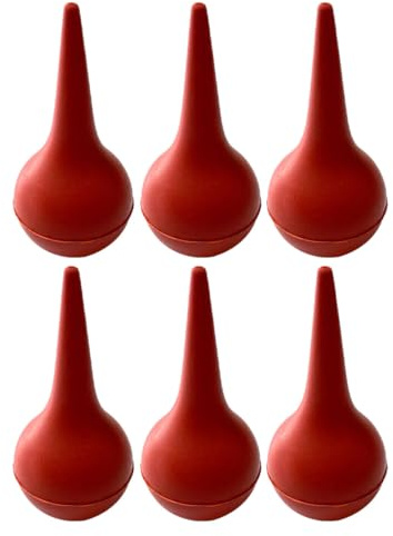DECHOUS 6 Unidades de Bulbos de Succión para Ñiño, Limpiador Multifuncional para Oídos y Nariz, Bola de Limpieza para Mocos y Polvo, Material Seguro, Uso Fácil y Seguro para Cuidado