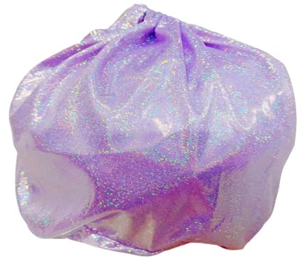 JISADER Bolsa para Pelota de Gimnasia rítmica, portátil, Ligera, con cordón para gimnastas de competición, PÚrpura