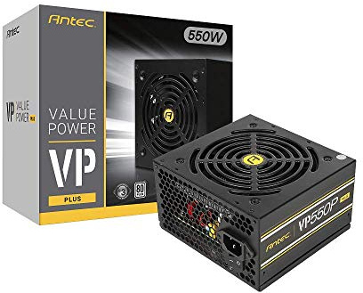 Antec VP Plus Series VP550P Plus - Power supply (Internal) - ATX12V / EPS12V - 80 Plus - AC 200-240 V - 550 Watt - PFC Active - Europe